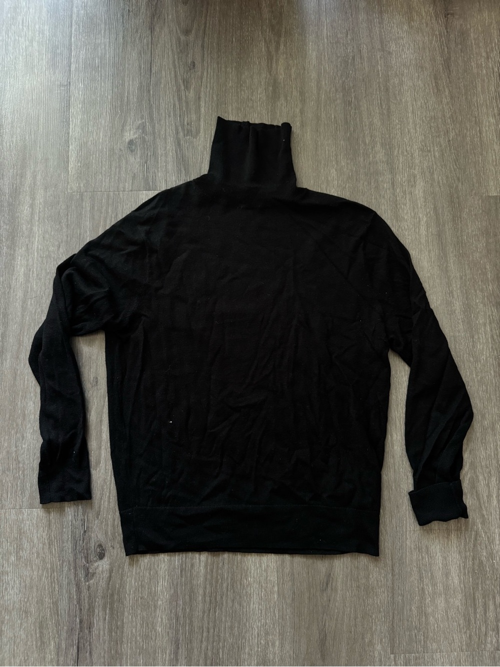 J. Crew Men's Black Turtleneck Sweater